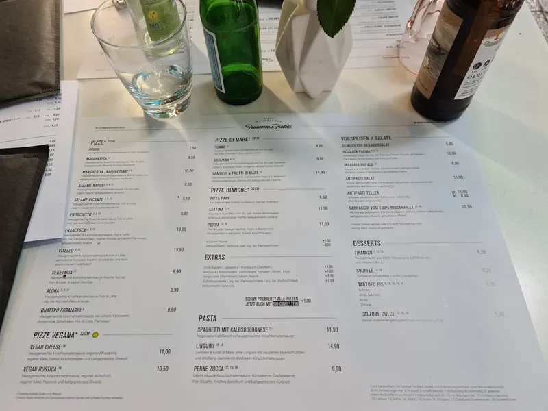 menu 0 of Francesca & Fratelli Altstadt