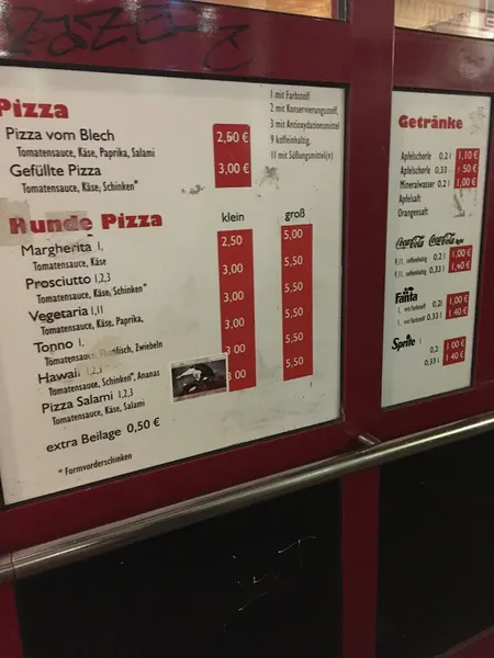 menu 2 of Pizzeria La Lanterna