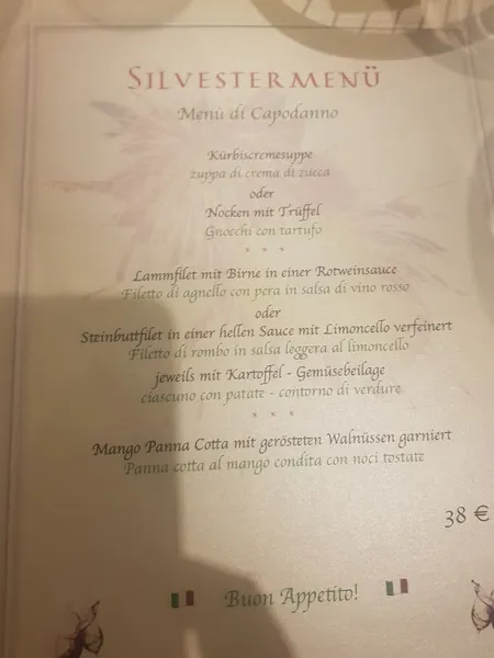 menu 1 of Stromboli da Angelo