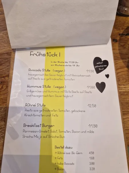 menu 2 of Albatros Café