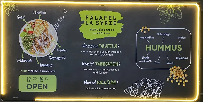 menu 0 of Falafel & mehr