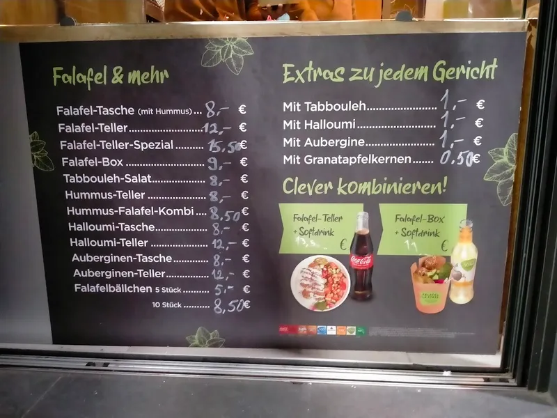 menu 1 of Falafel & mehr