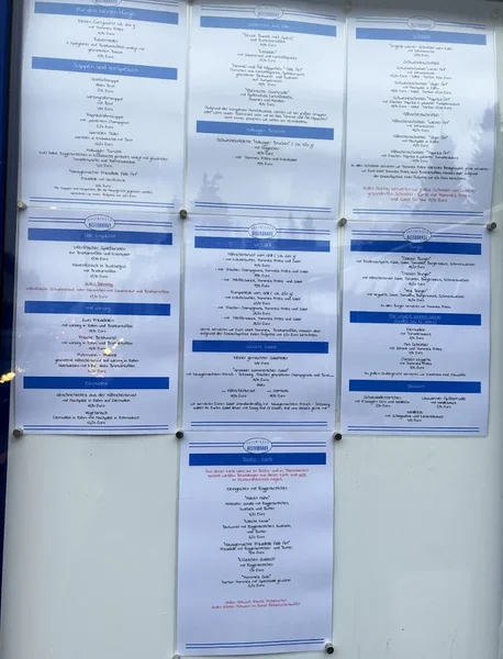 menu 1 of Hollwigger Bistrorant