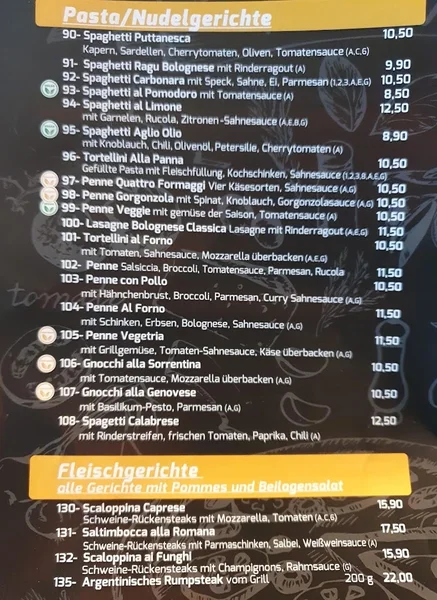 menu 0 of Pimanzo
