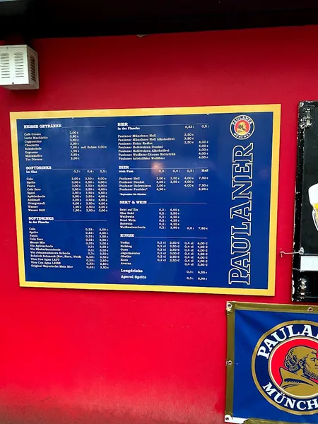 menu 2 of Klempau's PAULANER Biergarten an der Milchhalle