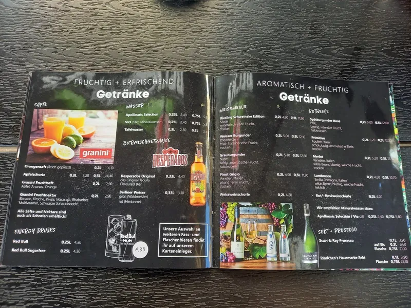 menu 1 of Schweinske Bahrenfeld