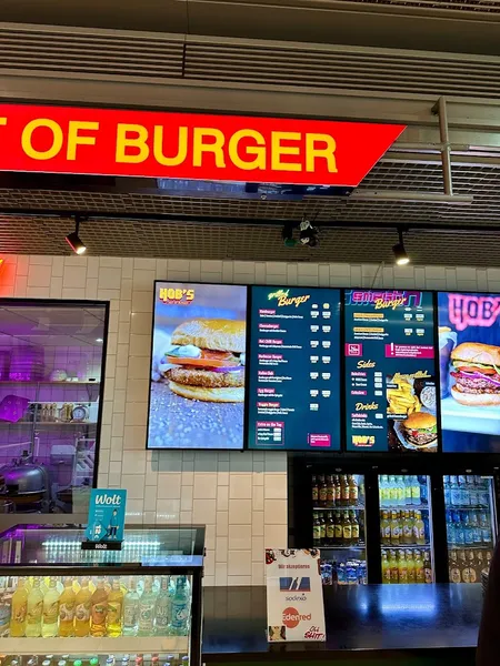 menu 0 of HOB's Hut of Burger