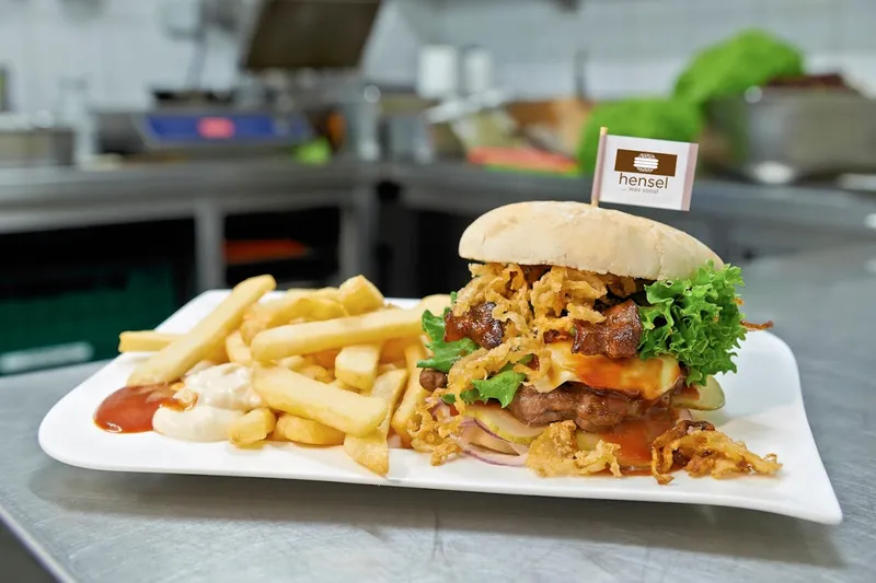 menu 1 of Hensel Burger