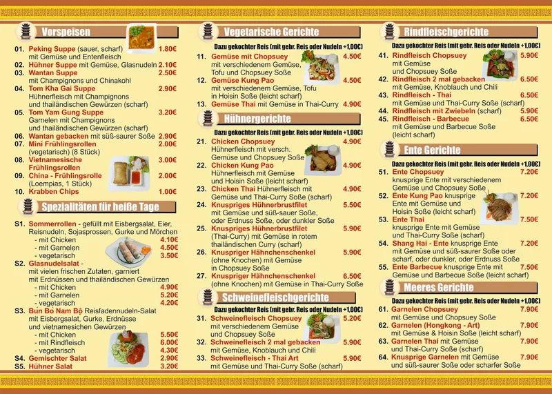 menu 0 of Happy Asia Bistro