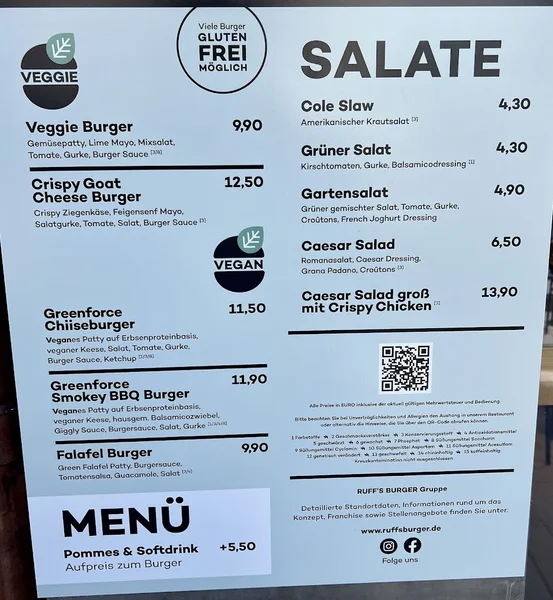 menu 0 of Ruff's Burger Marienplatz München