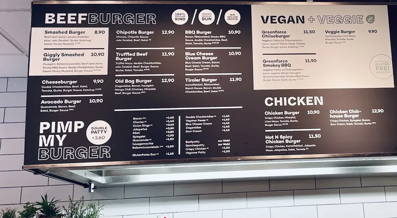 menu 1 of Ruff's Burger Marienplatz München