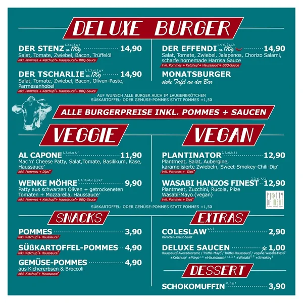 menu 0 of M.C. Müller Burger und Bar