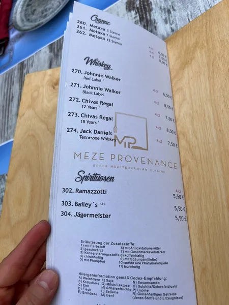menu 0 of Mezedopolion