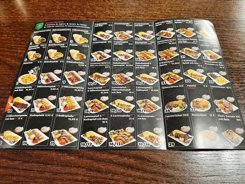 menu 0 of Restaurant Bagdad