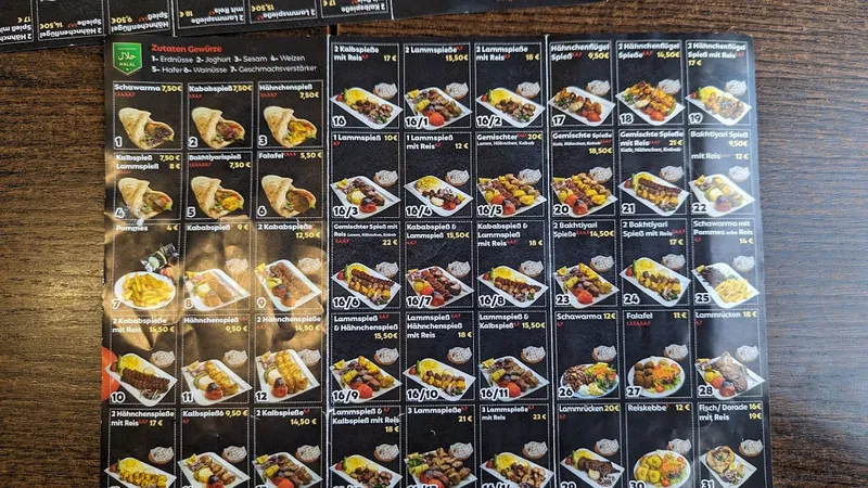 menu 2 of Restaurant Bagdad