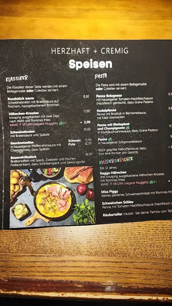 menu 2 of Schweinske Langenhorn