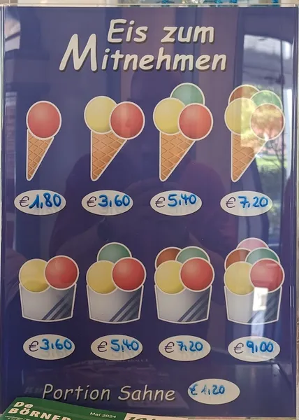 menu 2 of Eiscafé Jacobs