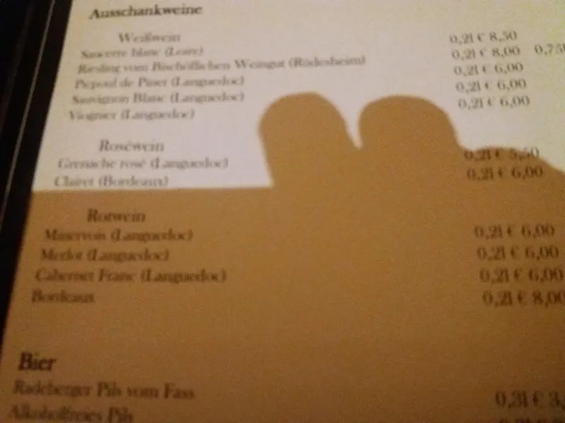 menu 2 of Maaschanz