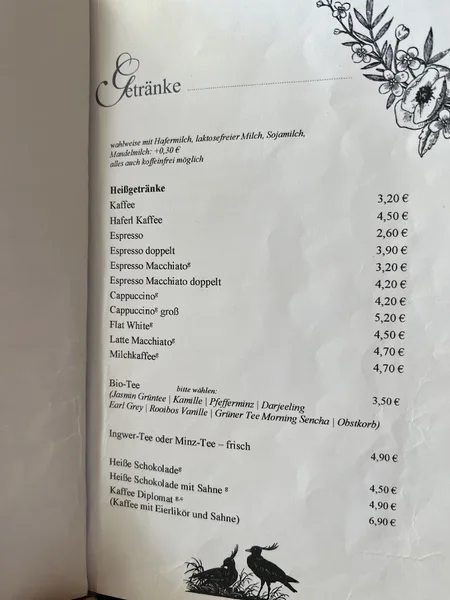 menu 1 of Café Jasmin