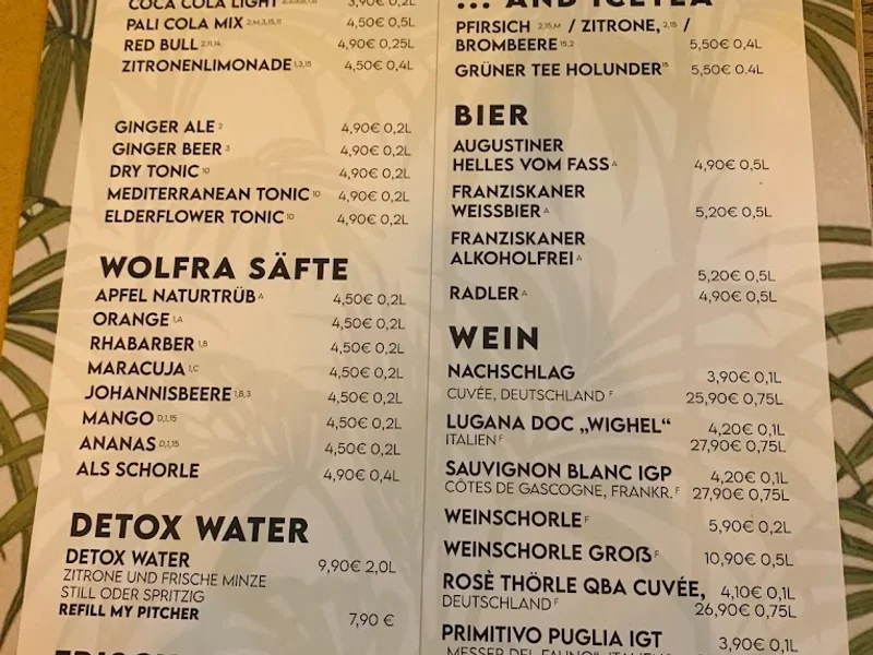 menu 1 of Café Zeitgeist