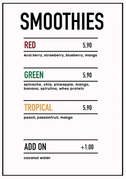 menu 2 of Billy's Café & Kiosk - Specialty Coffee