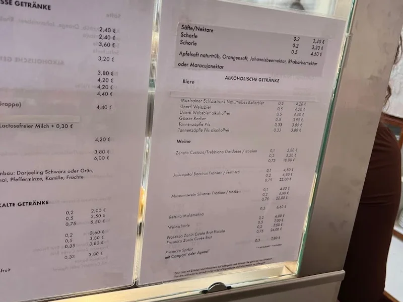 menu 0 of Café Glyptothek