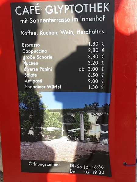 menu 2 of Café Glyptothek