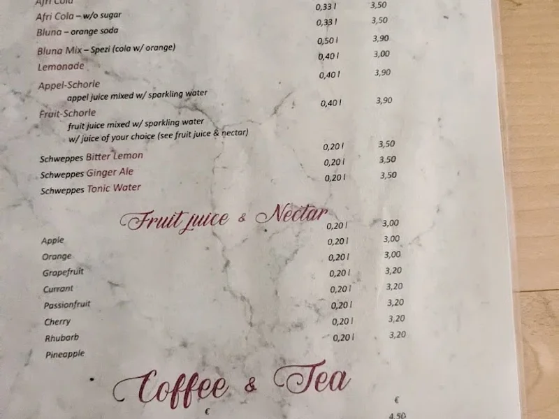 menu 2 of Leib & Seele