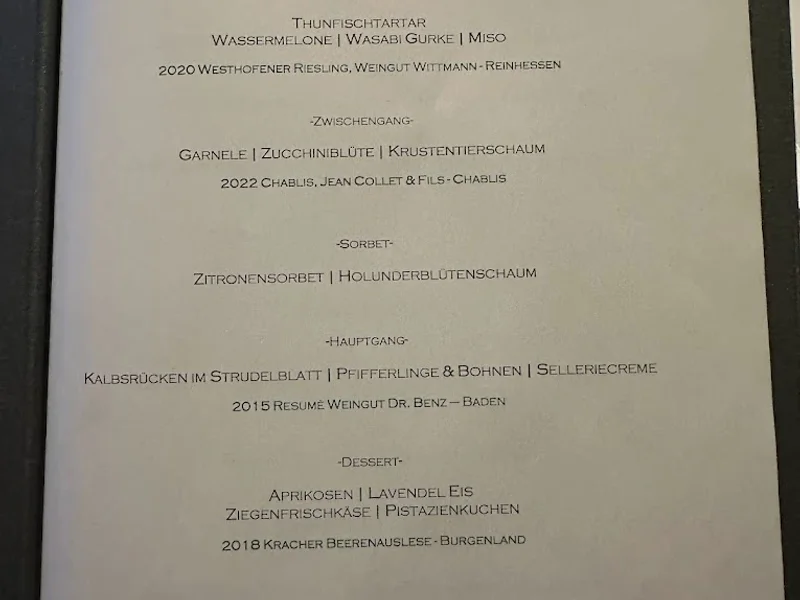 menu 0 of Le Stollberg