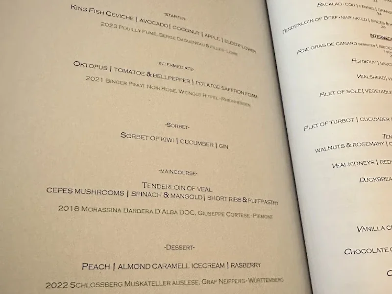 menu 1 of Le Stollberg