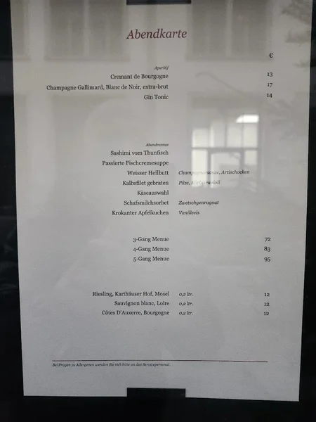 menu 0 of Louis Cuisine