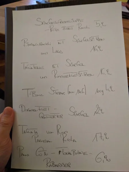 menu 2 of Restaurant Laurin Südtirol