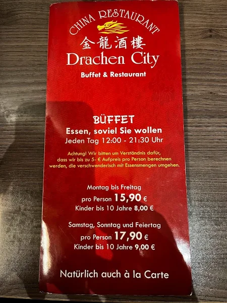 menu 1 of Drachen City