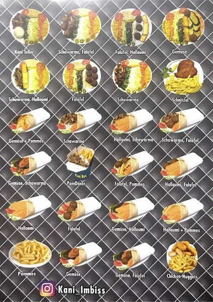 menu 0 of Kani Imbiss - Shawarma - Falafel - Vegan
