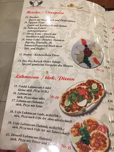 menu 0 of Öz Harran Doy Doy