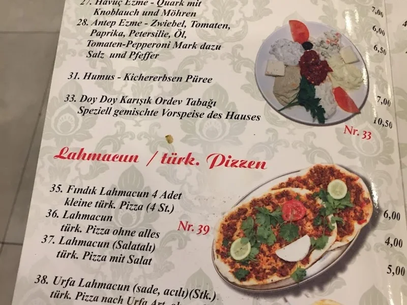 menu 0 of Öz Harran Doy Doy