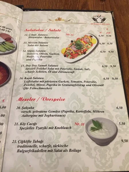 menu 2 of Öz Harran Doy Doy