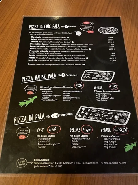 menu 0 of Pizzesco