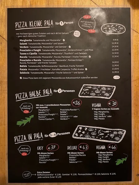 menu 1 of Pizzesco