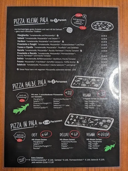 menu 2 of Pizzesco