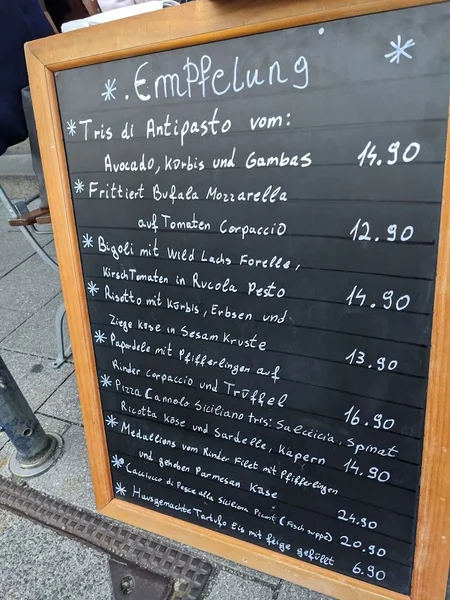 menu 0 of Trattoria Il Cigno