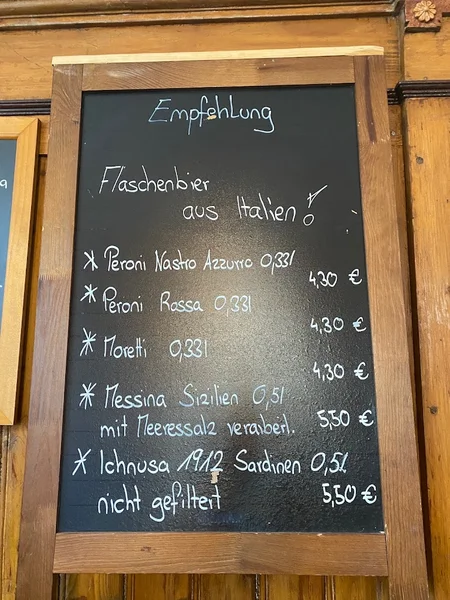 menu 1 of Trattoria Il Cigno