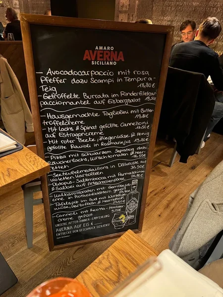 menu 1 of TRATTORIA SANTA MARIA