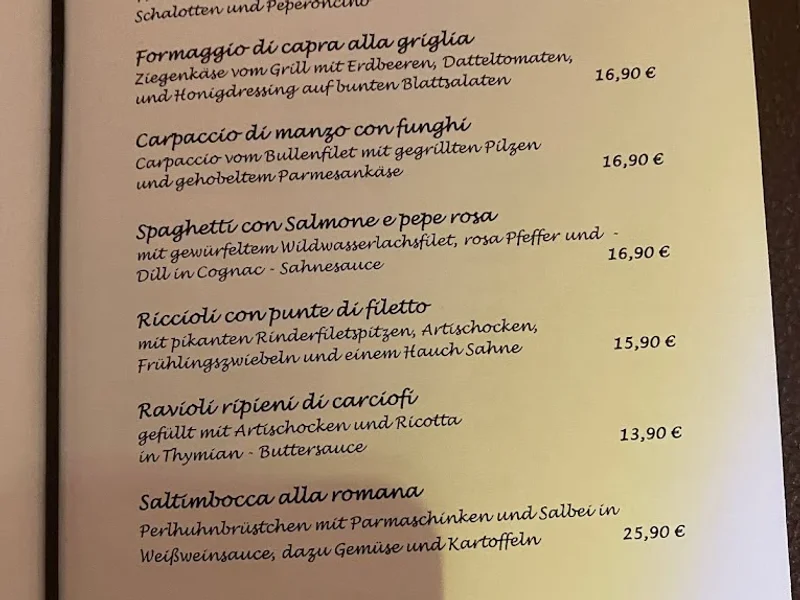 menu 0 of Vitigno