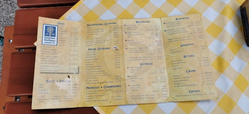 menu 0 of Giesinger Garten
