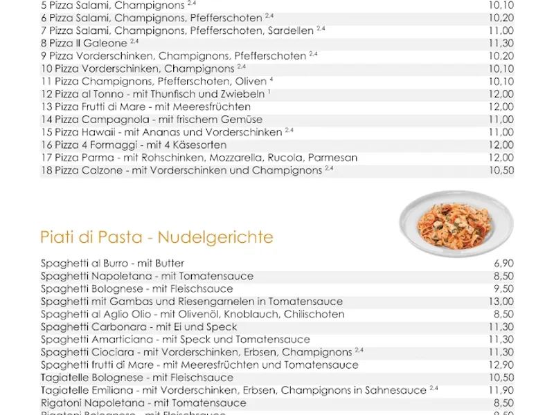 menu 1 of Ristorante Il Galeone