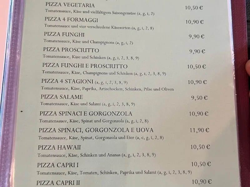 menu 1 of Pizza e Pasta Da Francesco