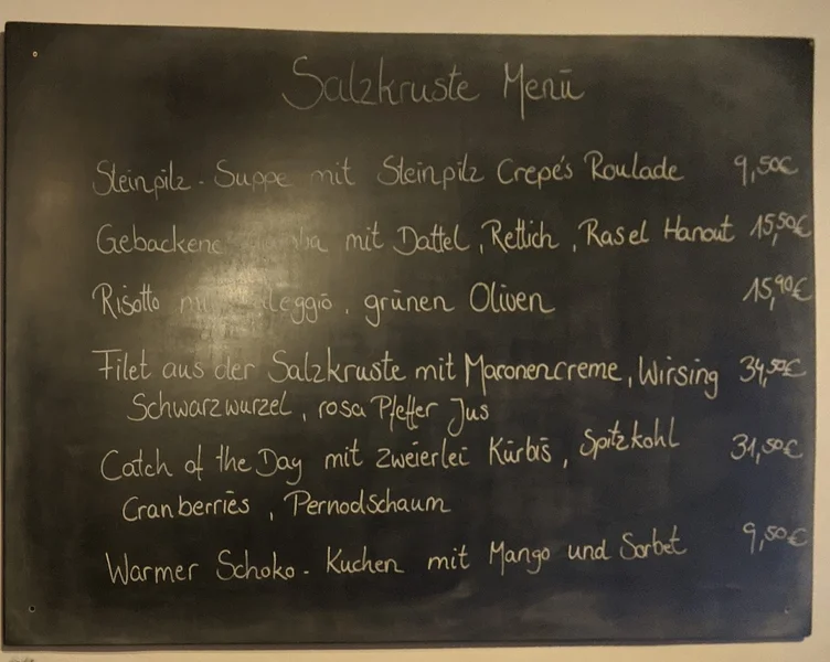 menu 1 of Salzkruste