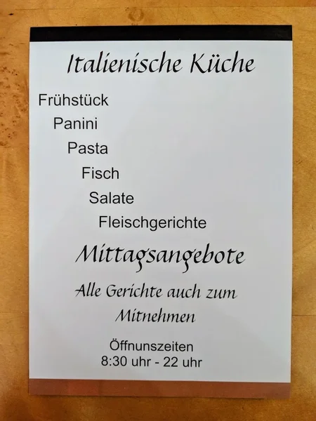 menu 0 of Caffè & Cucina Sorriso