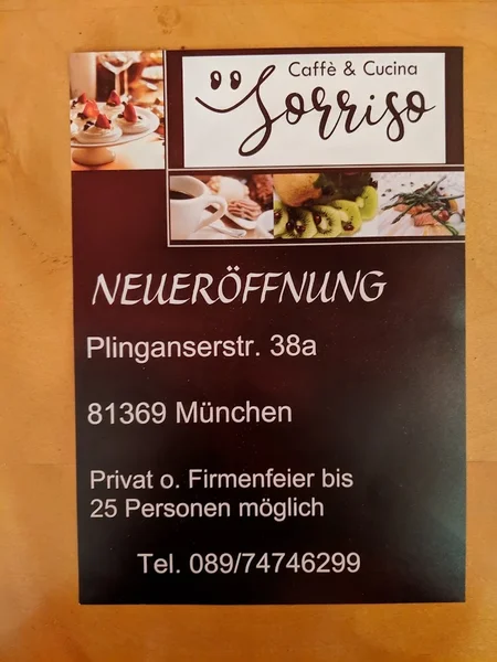 menu 1 of Caffè & Cucina Sorriso